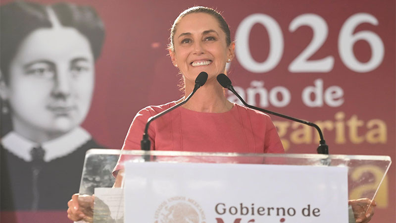 Afirma Claudia Sheinbaum que “México no se vende, no se rinde y está de pie siempre por su pueblo”